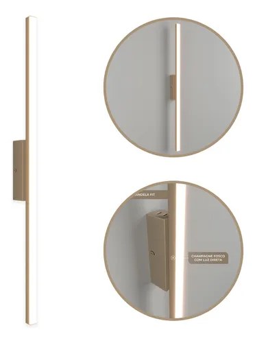 ARANDELA SLIM FRESTA O.VELH 630-3 G-9 3000K C/LAMP