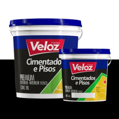 TINTA PISO  VELOZ PRETO  3,600LTS