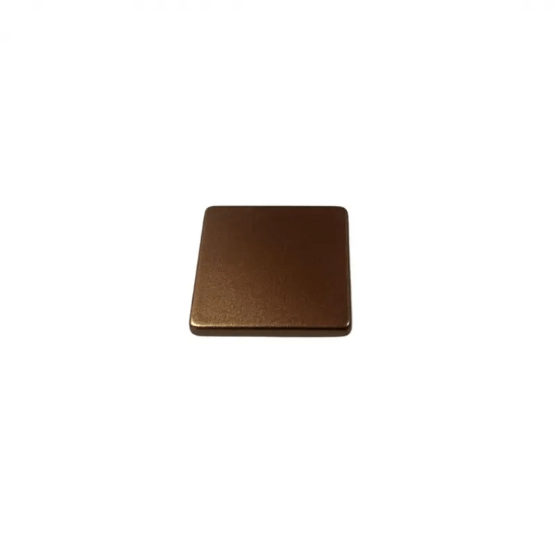 PUXADOR  ZAMAC UNIF/QD 29X29MM ZM30 COBRE
