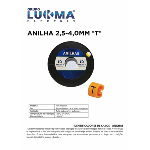 ANILHA 2.5-4.0MM N.8