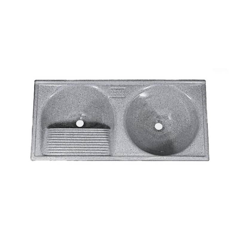 TANQUE MARM/SINT DUP 1,00X49CM CINZA  INDIMEL