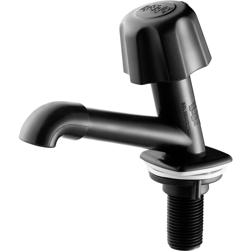 TORNEIRA HERC PVC P/LAVAT. PRETA 1000000619