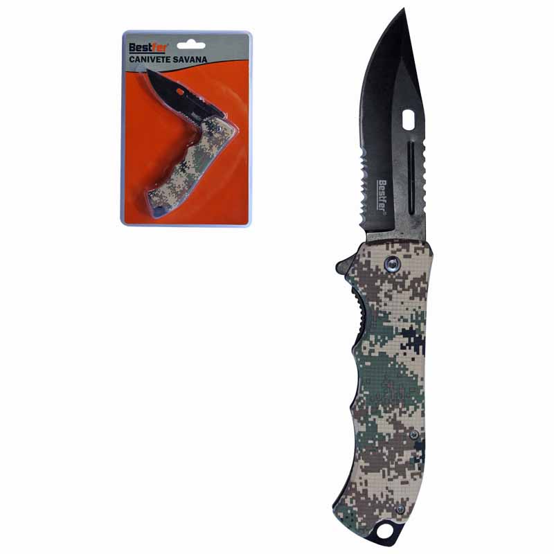 CANIVETE BESTFER SAVANA 21,8CM BFH2164