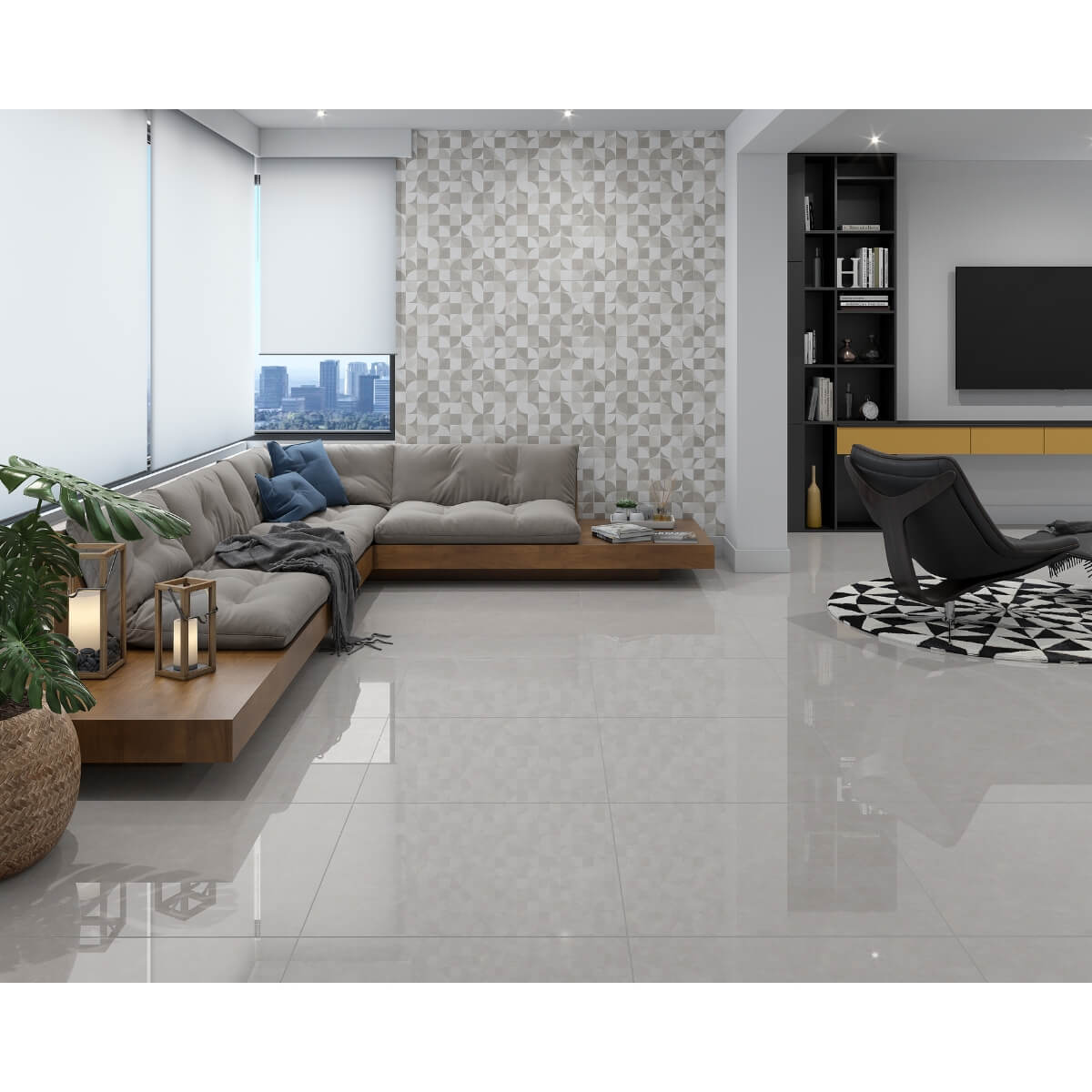 CERAMICA POL. BIANCO C/2,22 74,5X74,5 RT LC