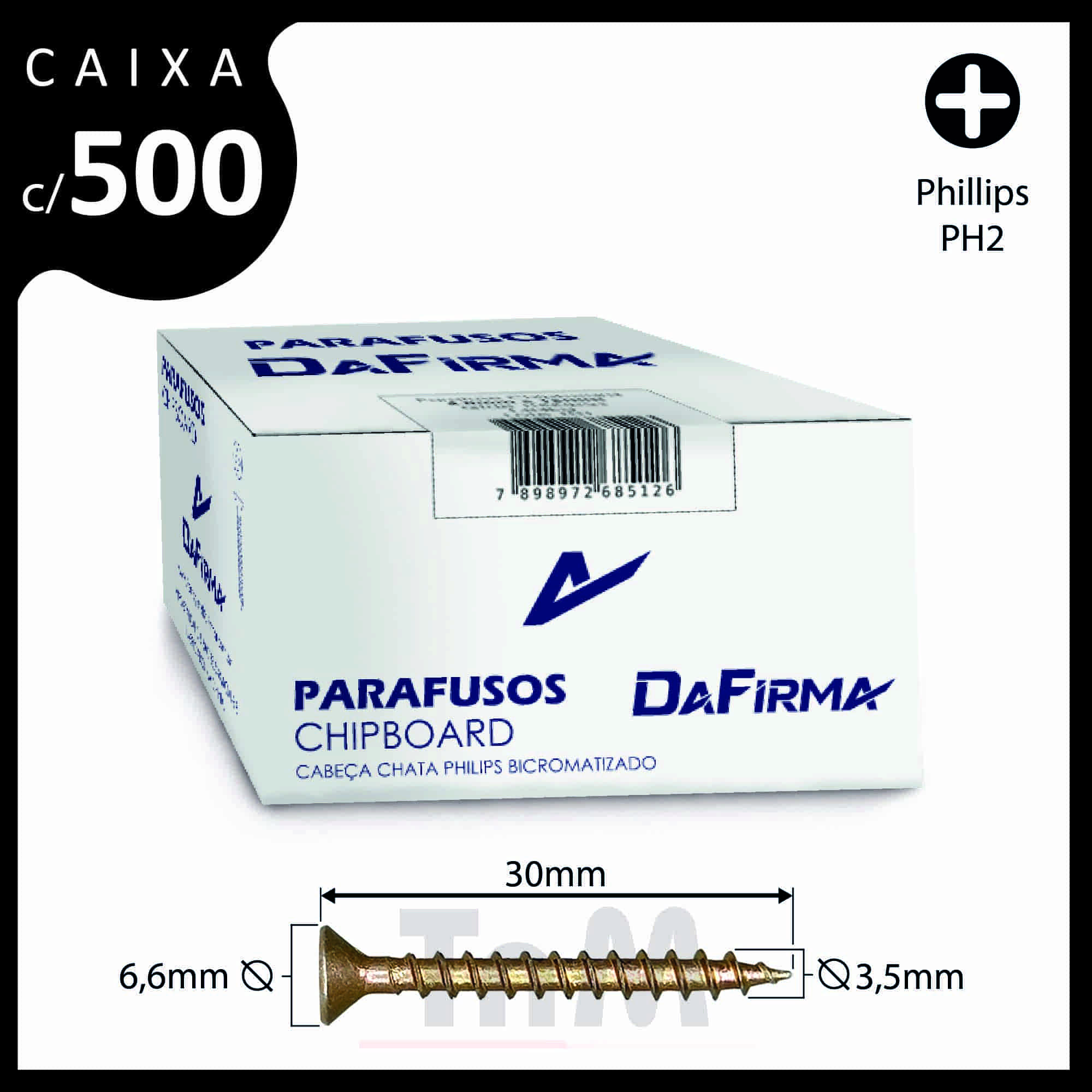 PARAF.FENDA 3,5X30MM