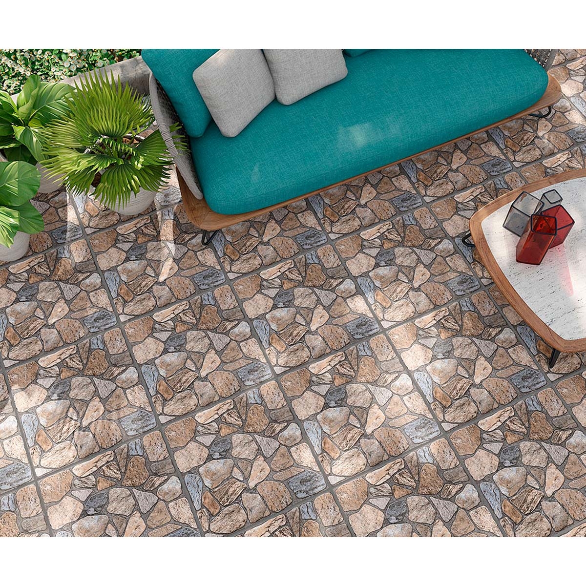 CERAMICA MOGNO 45 45X45 LB CX C/2,0M2