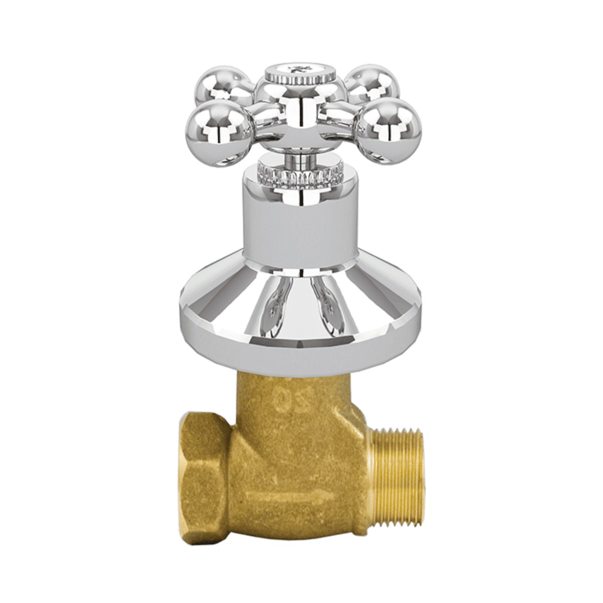 REGISTRO PRS CANOP 3/4" R 16 CO E 1/2 VOLTA ICO