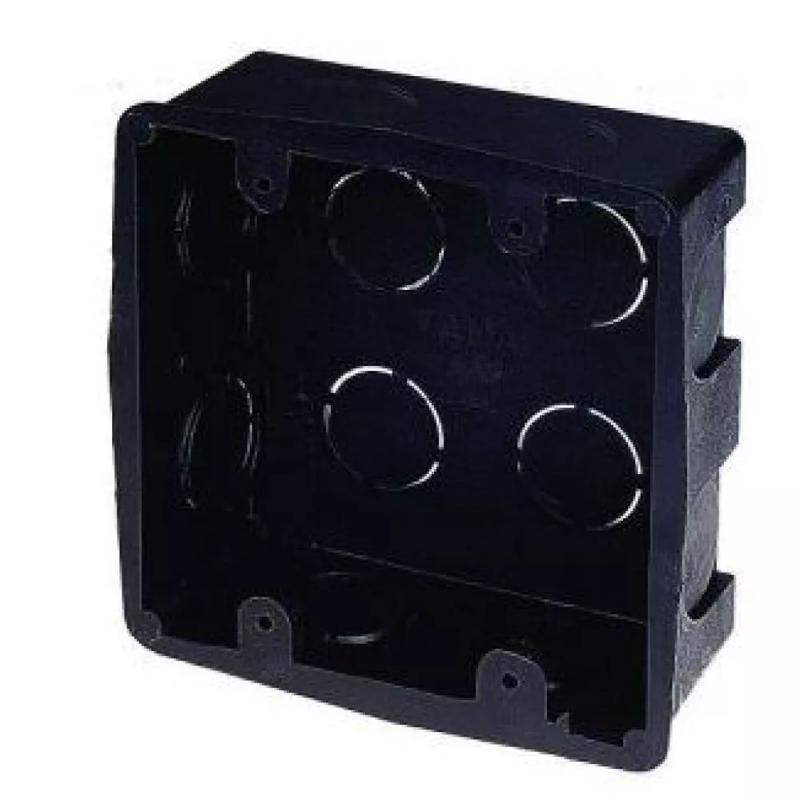 CX LUZ PVC 4X4 PRETA CANAL