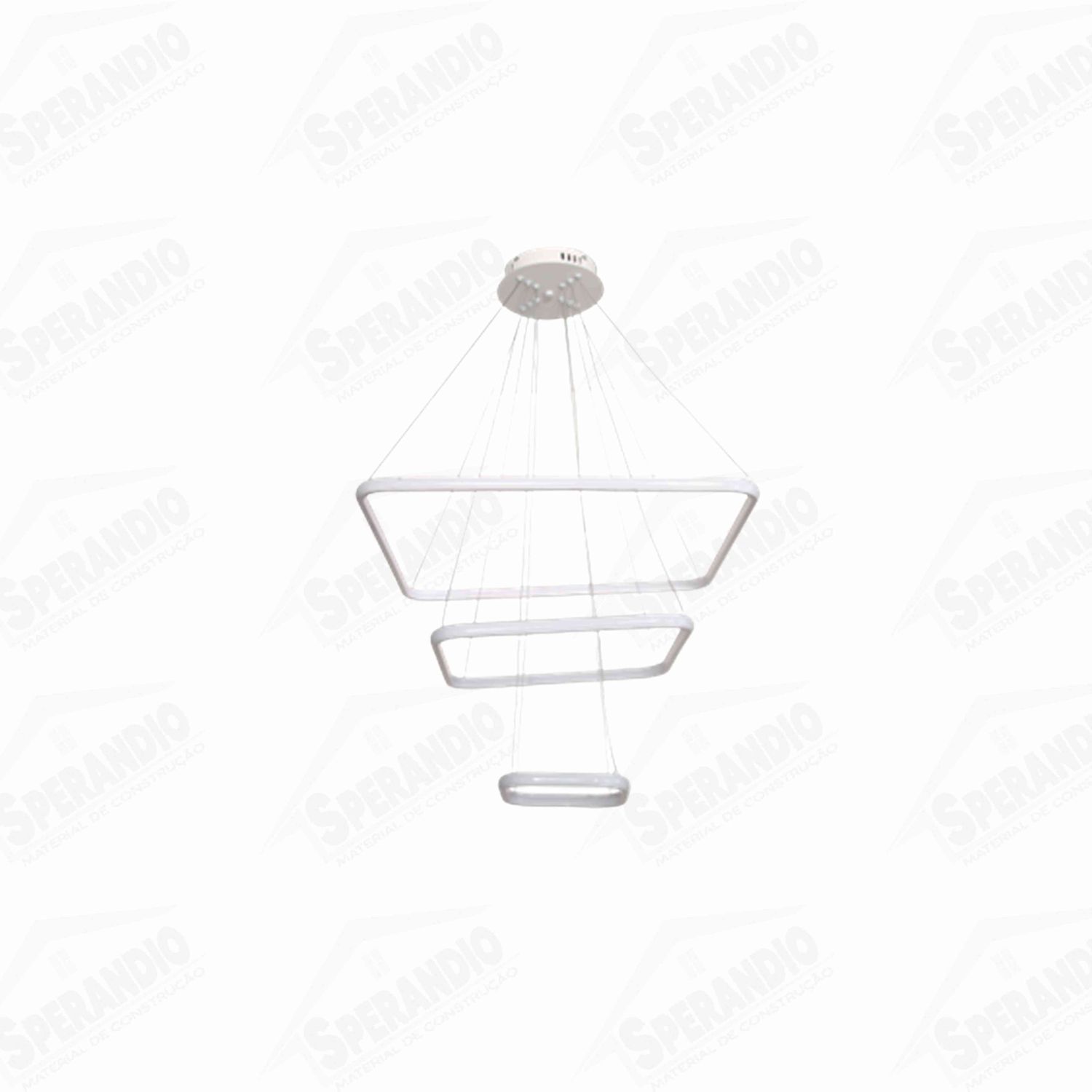 LUSTRE PEND. LED 92X2W SEQ. PRETO 6758