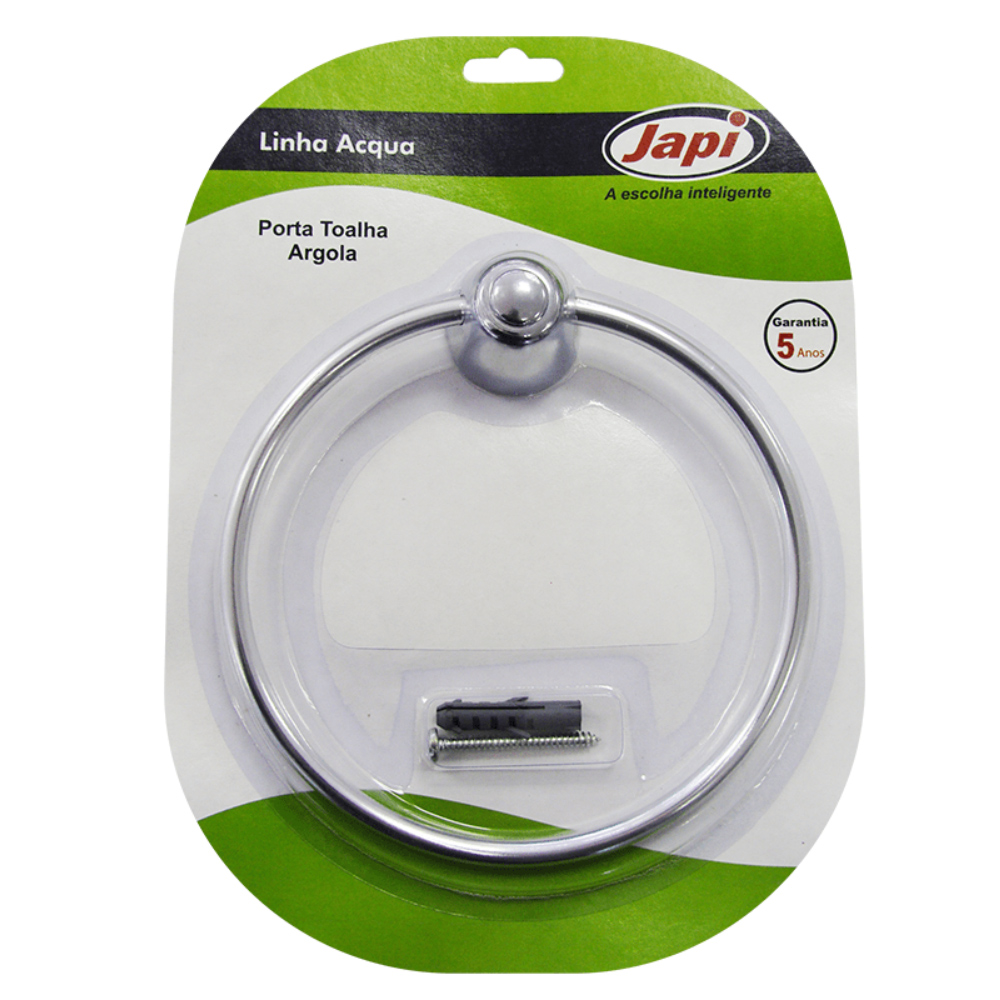 PORTA TOALHA ARGOLA HERC TIVOLI BR/CRM 5021
