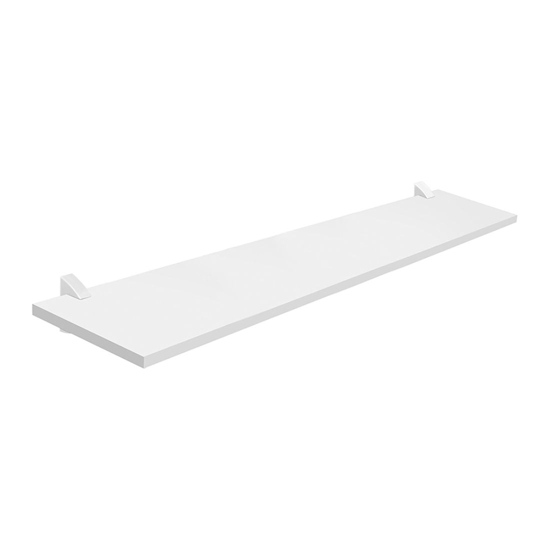 PRATELEIRA PRAT-K BRANCA  25X60CM C/SUPORTE BRC