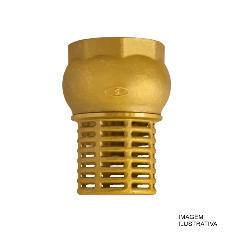 VALVULA SUCÇÃO METAL   1/2"