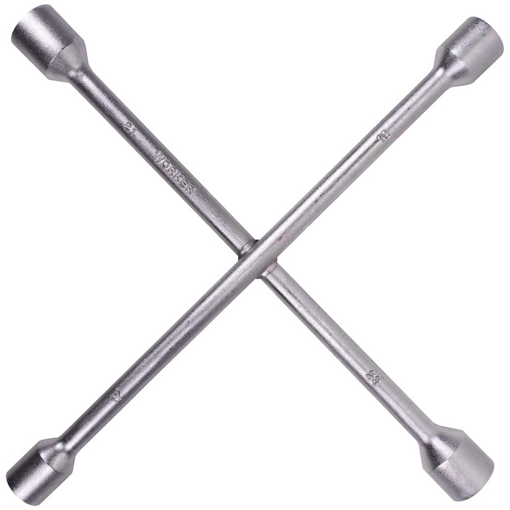 CHAVE DE RODA TIPO CRUZ 17X19X21X23MM WOKER