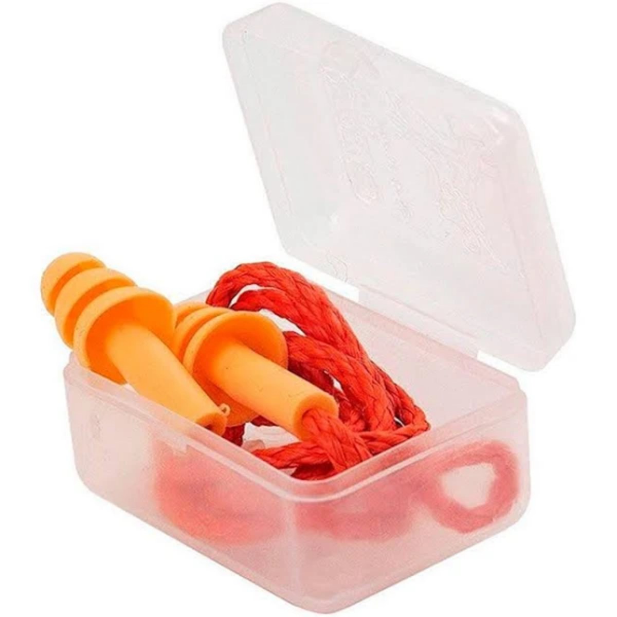 PROTETOR AURICULAR PLUG SILICONE LARANJA