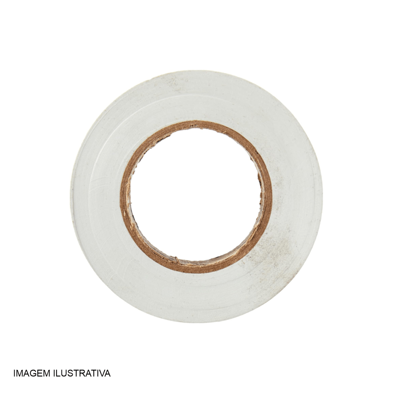 FITA ISOLANTE BRANCO   19MM X 10M