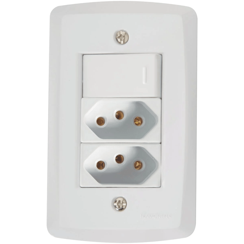 INTER LUX2 01 TEC + 02 TOMADA 20A 4X2