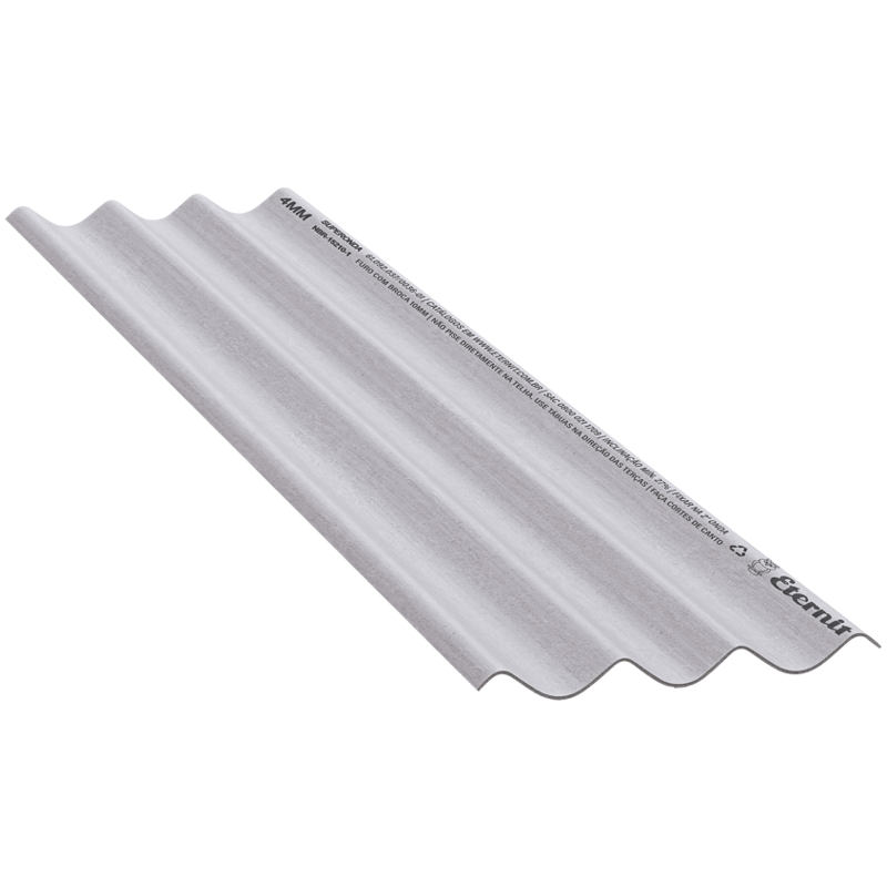TELHA ETERNIT 4MM SUPERONDA 2,44X0,50 9,0KG