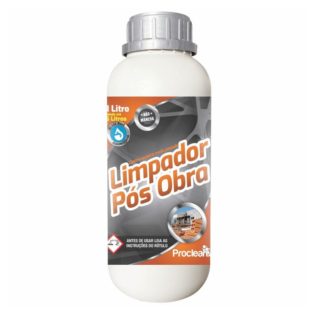LIMPADOR POS OBRA PROCLEAN 01 LITRO