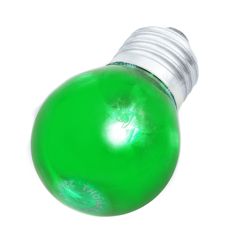 LAMPADA INC BOL 07W X 127V VERDE    THOMPSON