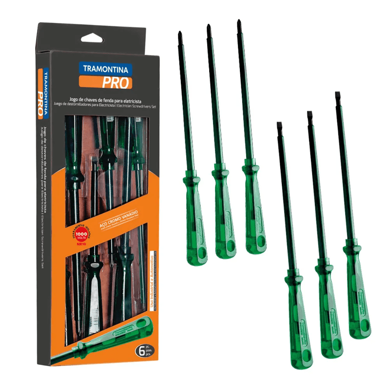 JG CHAVE FEND/PHIL ELETRICISTA TRAMONTINA 06PCS
