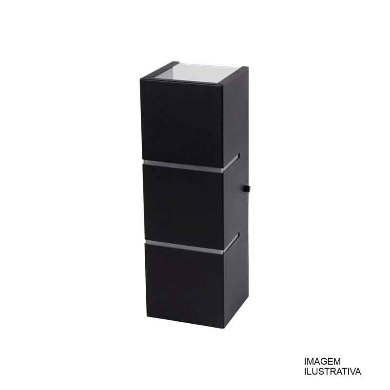 ARANDELA APLIQUE PRETO 915