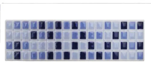 LISTELO GLR 1088 8,5X35CM AZ ESC/MED/CLAR