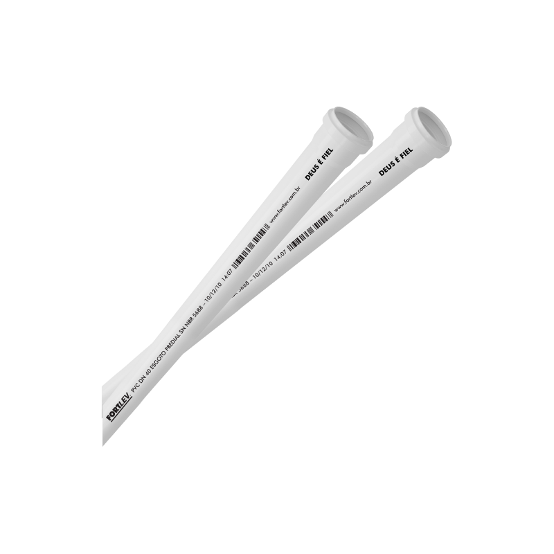 TUBO PVC ESGOTO   40MM FORTLEV NBR 5688