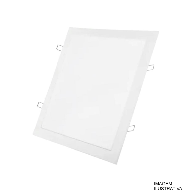 PLAFON QUADRADO EMBUTIR 30x30MM ACRLICO 1286/2