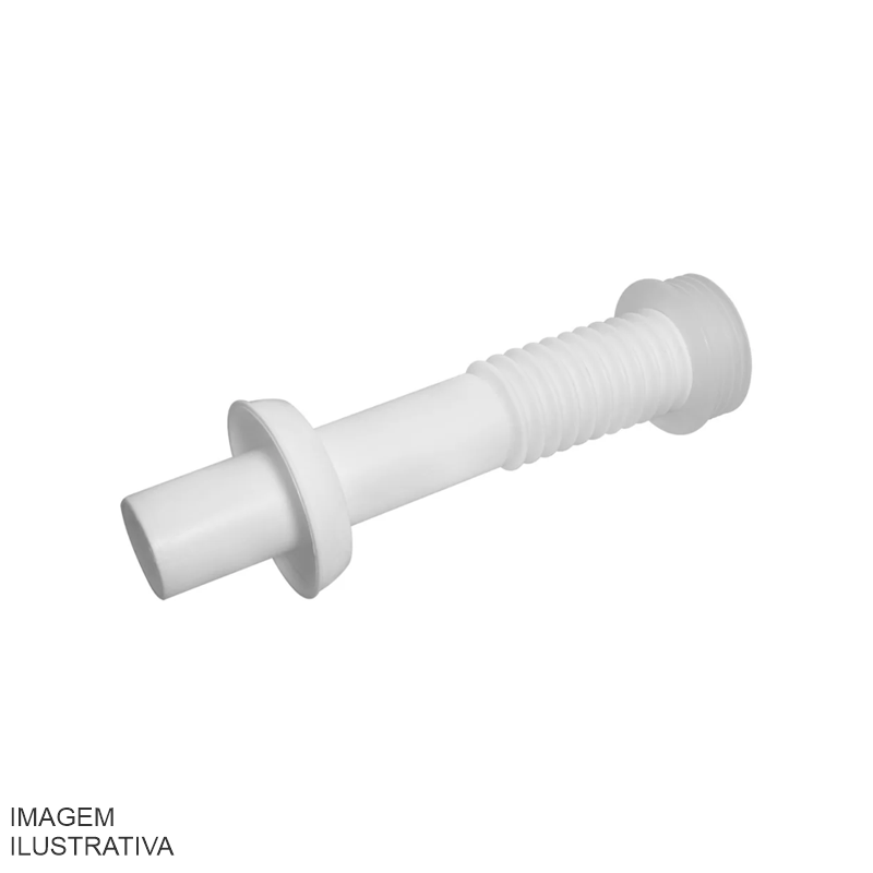 TUBO LIGAÇÃO SINF. P/VASO SANIT BRANCO C/SPUD