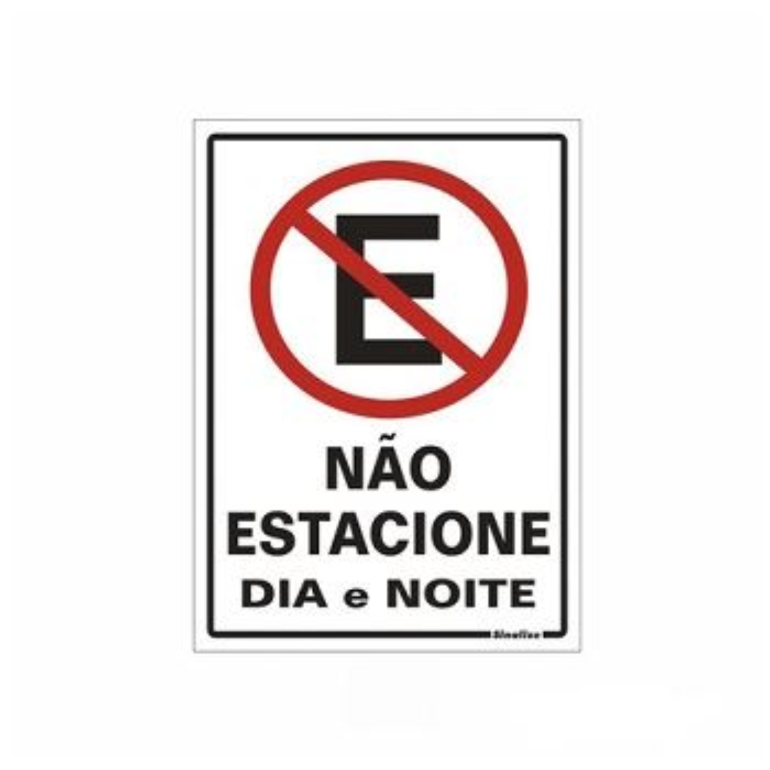 PLACA SINALIZACAO 07X19CM NAO ENTRE S/PERMISSAO
