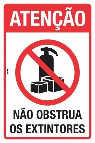PLACA SINALIZACAO 20X30CM EXTINTOR PO ABC