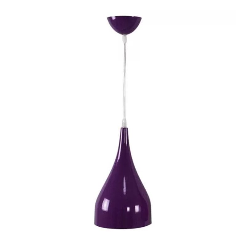 LUSTRE PEND. ALUM.  ROXO 5097/1