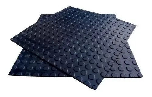 PISO DE BORRACHA ANTID. MOEDA 50X50CM