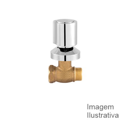 REGISTRO AZZO PRES 20MM ACAB/CROM 0102122