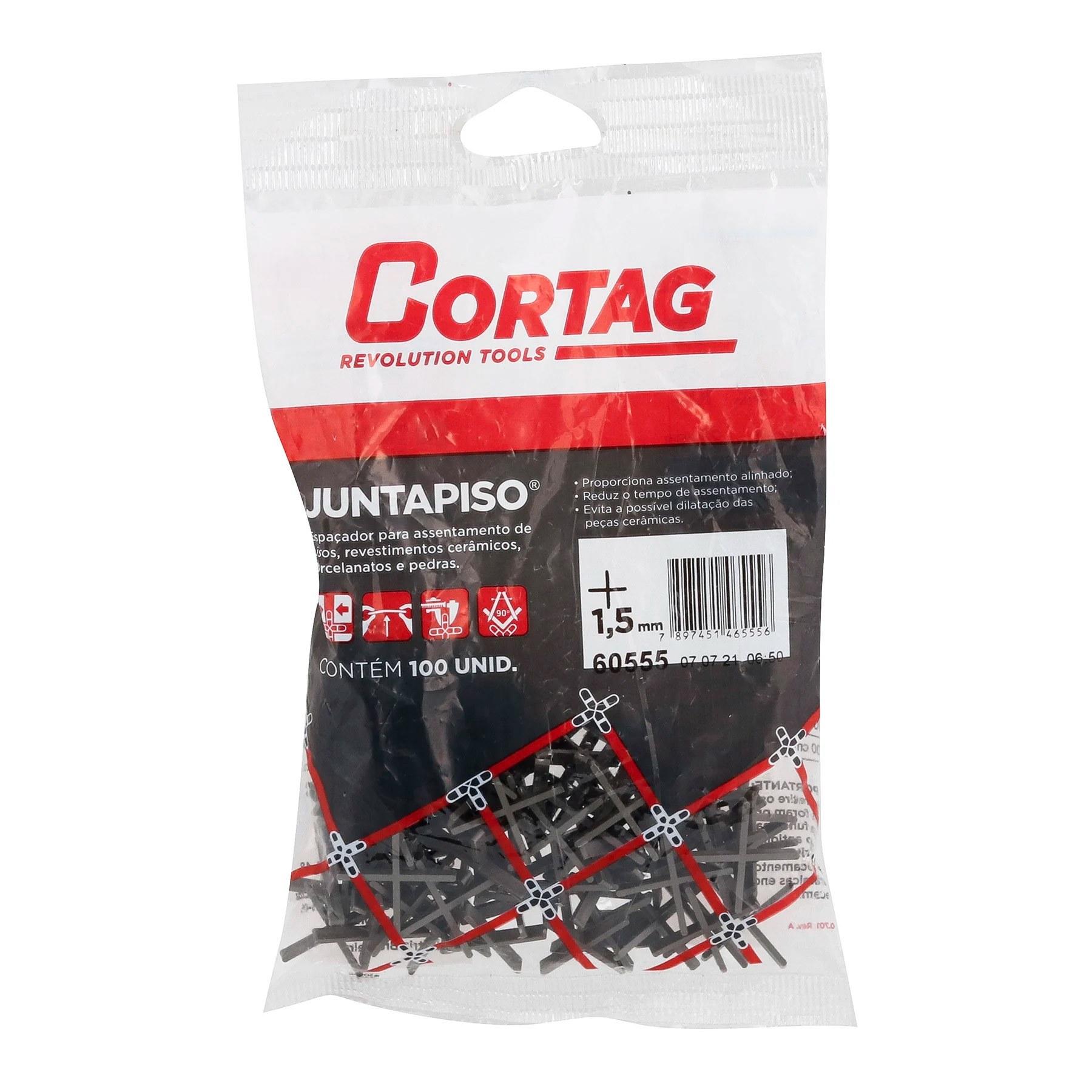 ESPACADOR P/PISO   1,5MM (100 PCS)