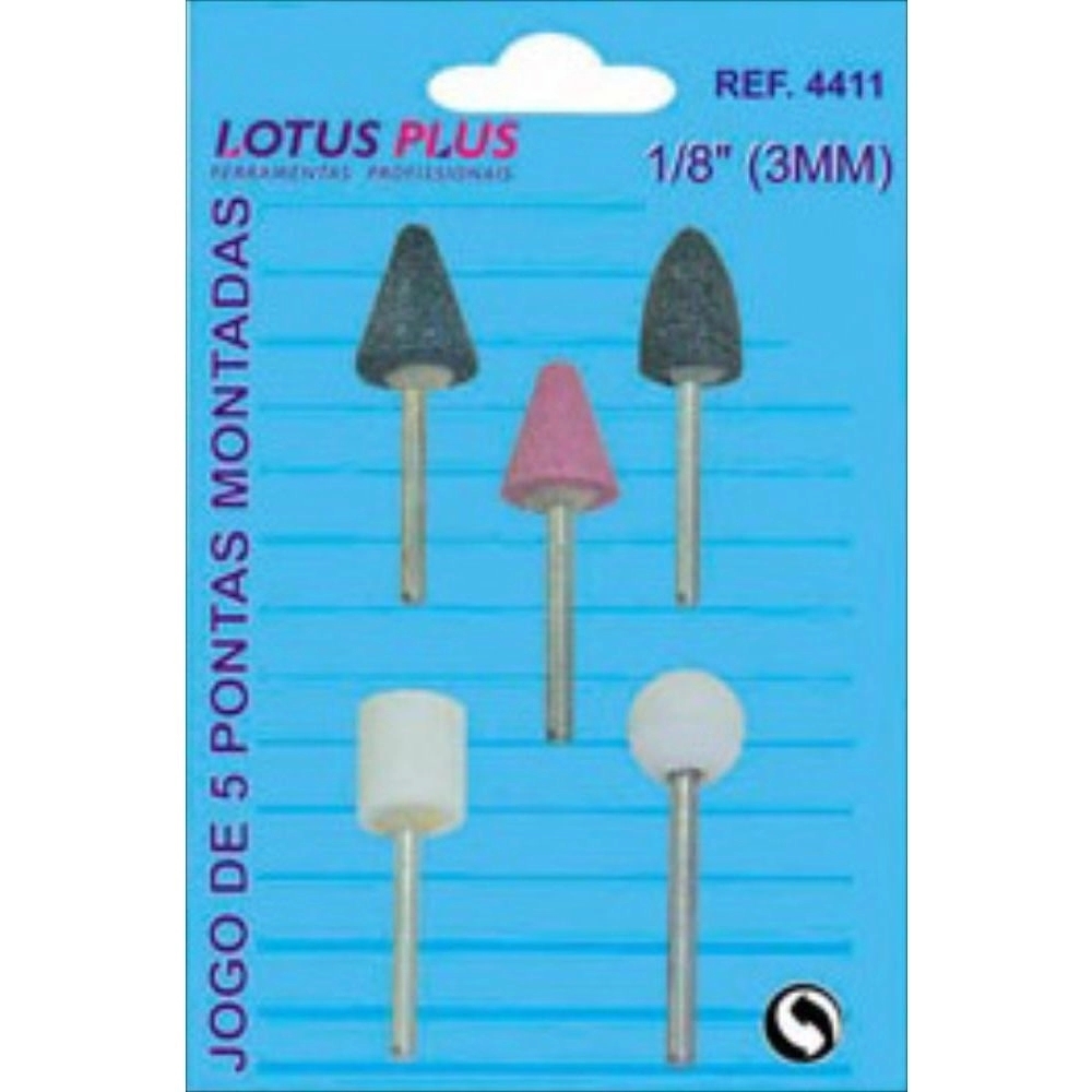 JG PONTAS MONTADAS 3MM 5 PEÇAS LOTUS