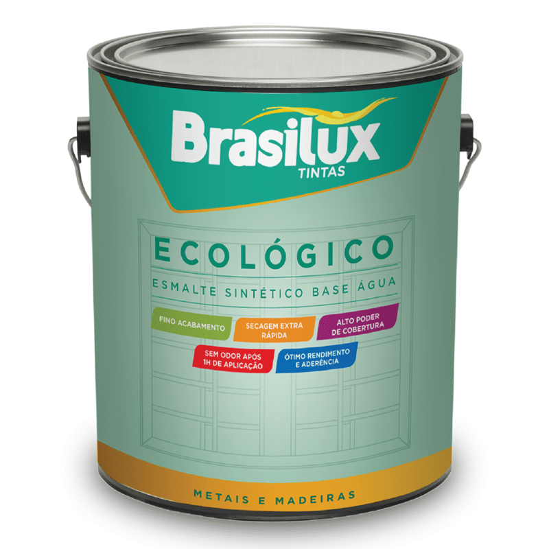TINTA BRASILAR ESM/BASE D'AGUA ECOL. PLATINA 3,6LT