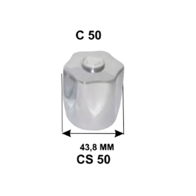 ACABAMENTO P/REGISTRO 1/2"/3/4" 1416 C-50 ICO
