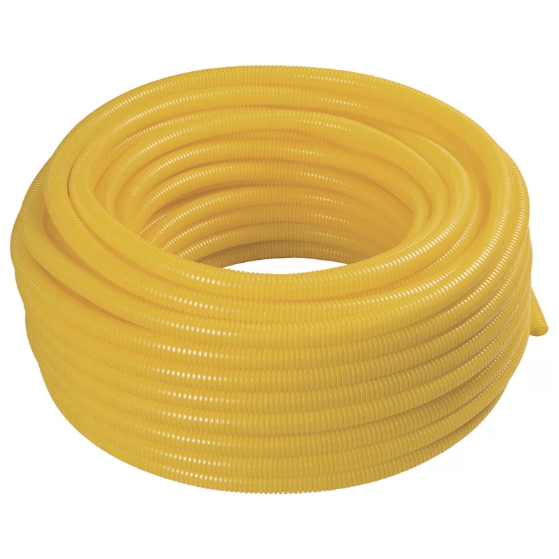 ELETRODUTO CORRUGADO   1/2" AMARELO TRAMONTINA