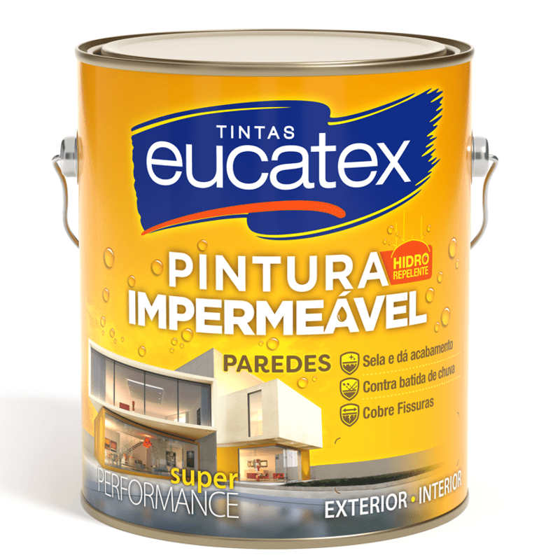 TINTA EUCATEX  IMPERMEABILIZANTE BRANCO 3,6LTS