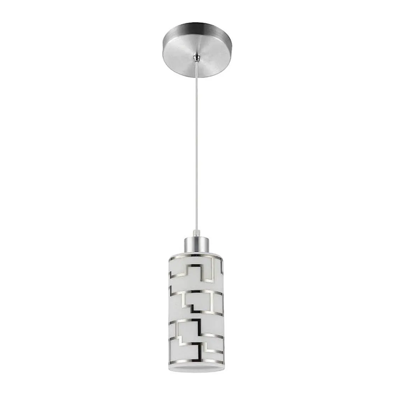 LUSTRE  BLUMENAU DECORATIVA QUADRICULADA 1XE27
