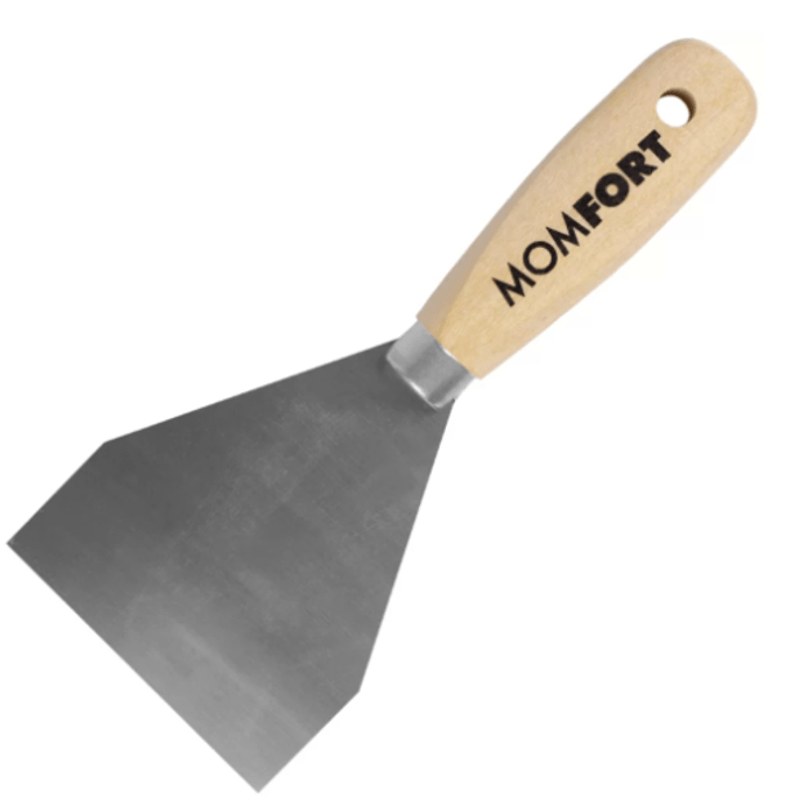 ESPATULA  MONFORT CABO MAD. DENTADA 10CM