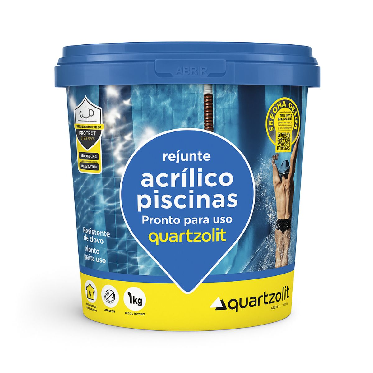 REJUNTE ACRILICO CINZA PLATINA 01 KG