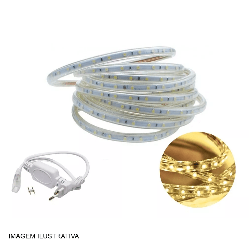 FITA LUMINOSA 60/LEDS 5W  BRANCO 127V  TASCHIBRA