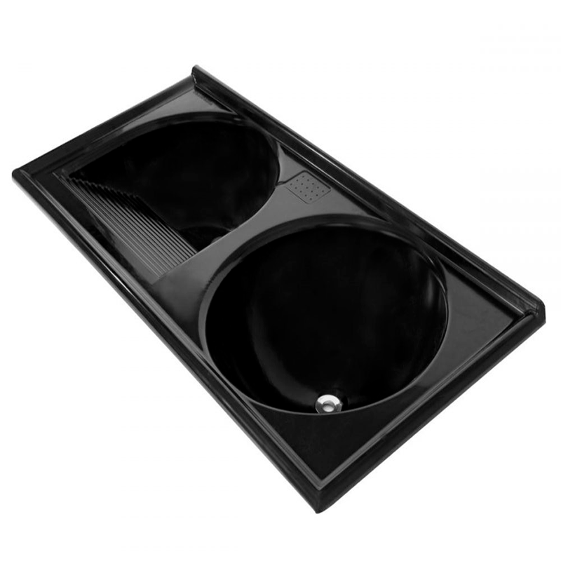 TANQUE FIBRA DUPL 0,98X50 PRETO  FIBRAÇO