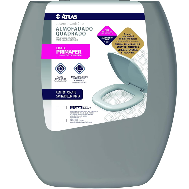 ASSENTO SANIT SABATINI CINZA ALMOF ATLAS PR1064-5