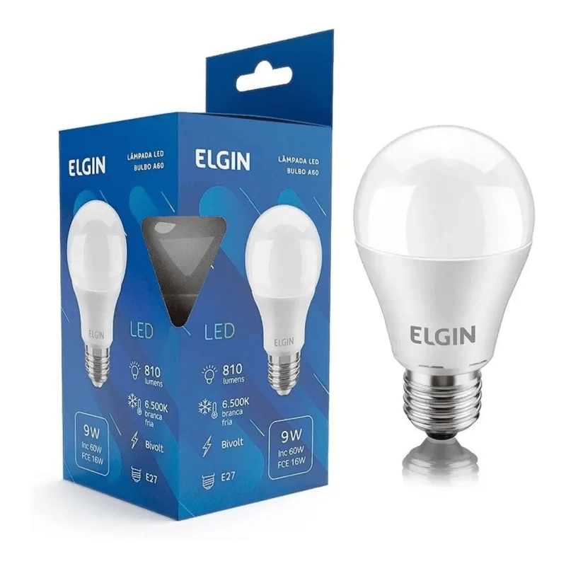 LAMPADA LED BIV  9W 6500K ELGIN