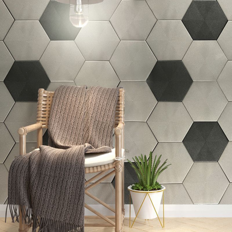 REVESTIMENTO  HEXAGONAL CONNECT SOFT GREY