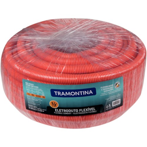 ELETRODUTO CORRUGADO  3/4" LARANJA TRAMONTINA