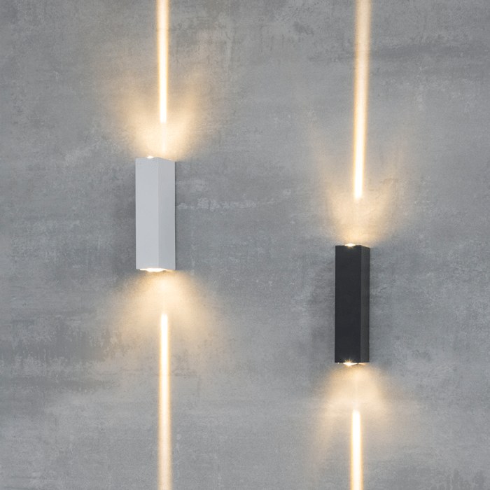 ARANDELA FOCO REGUL. 2X3W LED 3000K 8086/2
